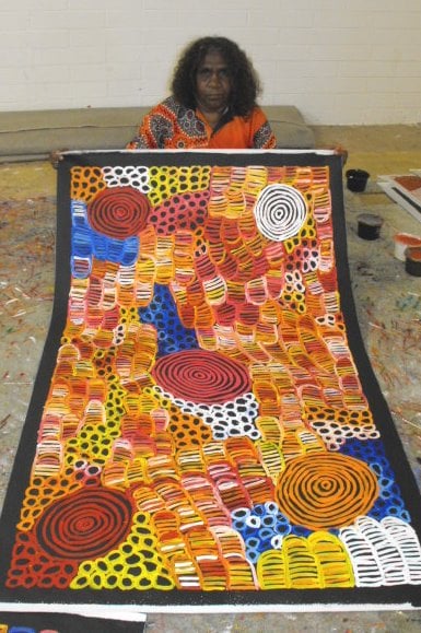 Dora Mbitjana Aboriginal Art