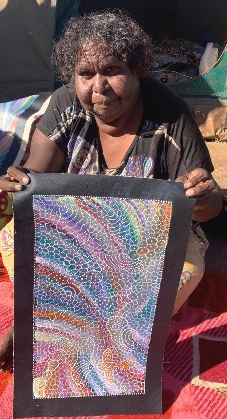 Jedda Purvis Kngwarreye Aboriginal Art