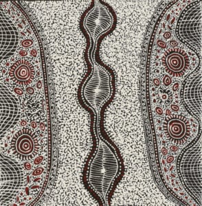 An example of a Topographical Aboriginal Artwork