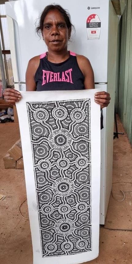 Reanelle Jurra Nungarrayi Aboriginal Art