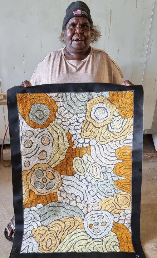 Nellie Marks Nakamarra Aboriginal Art