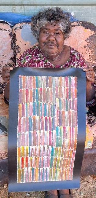 Jeannie Mills Pwerle Aboriginal Art