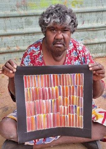 Jeannie Mills Pwerle Aboriginal Art