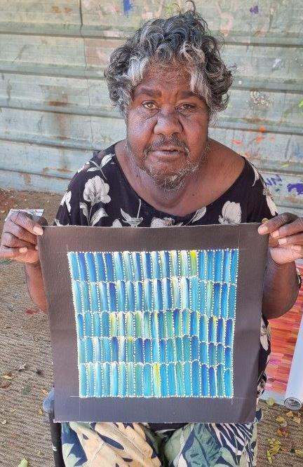 Jeannie Mills Pwerle Aboriginal Art