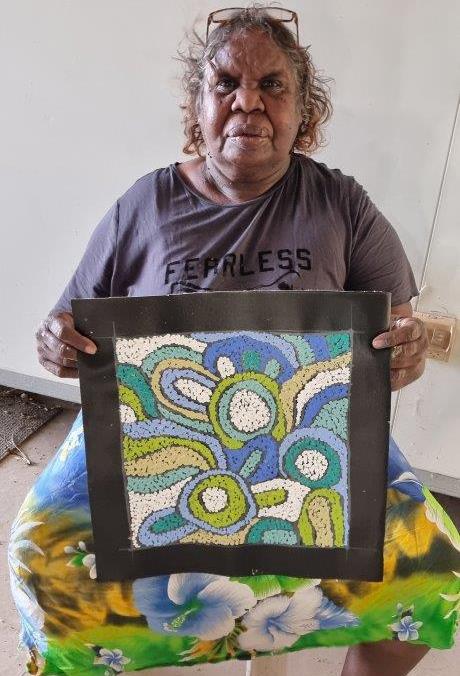 Nellie Marks Nakamarra Aboriginal Art
