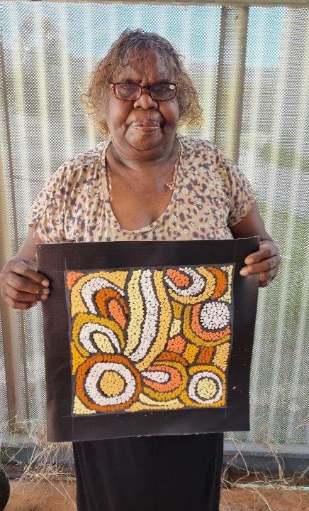Nellie Marks Nakamarra Aboriginal Art