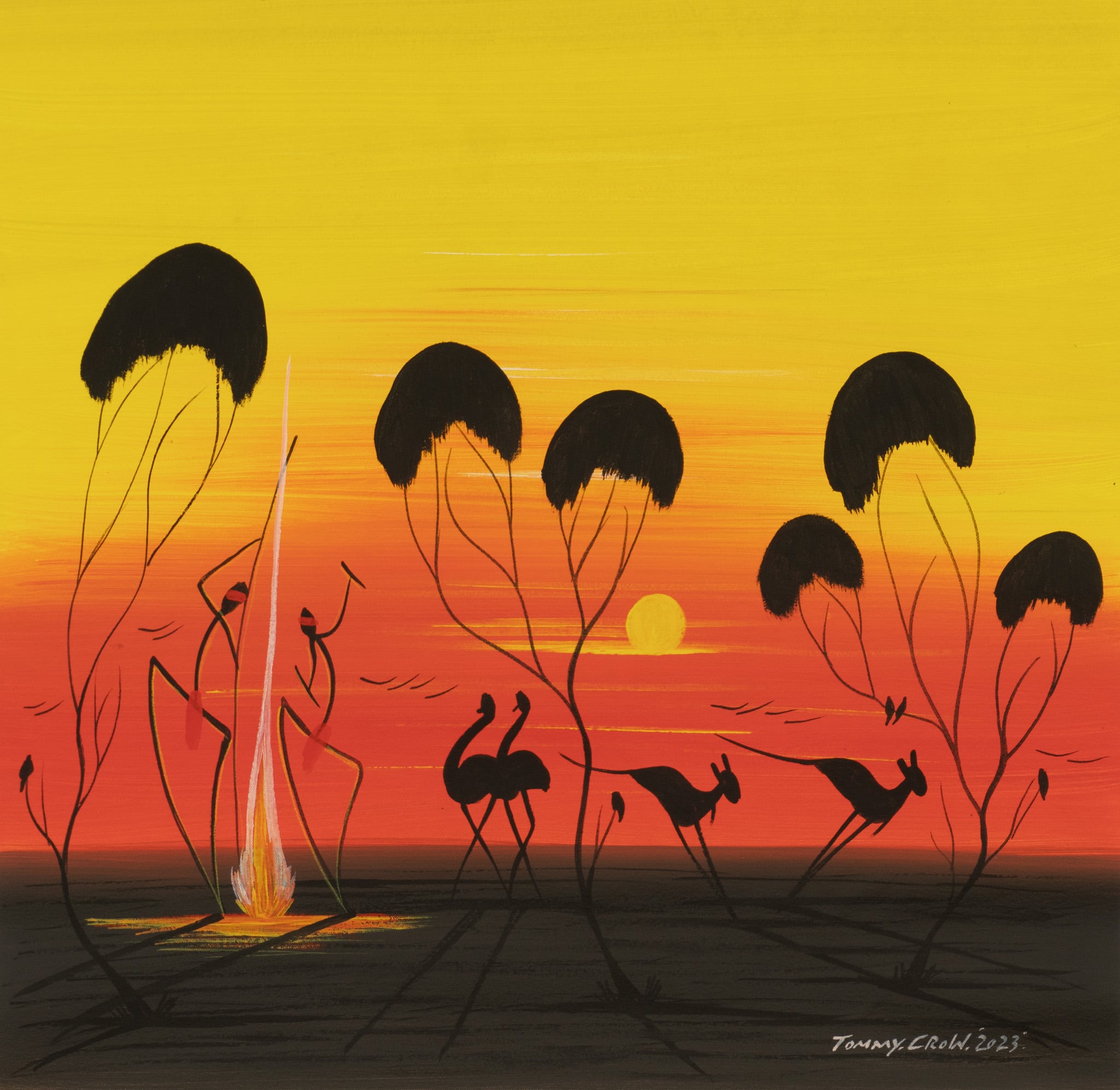 Tommy Crow Aboriginal Art
