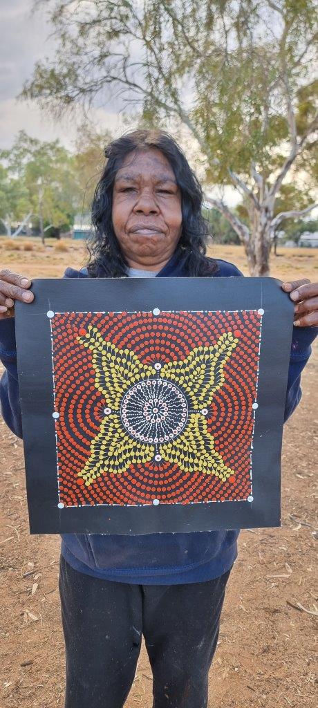 Geraldine Riley Napangardi Aboriginal Art