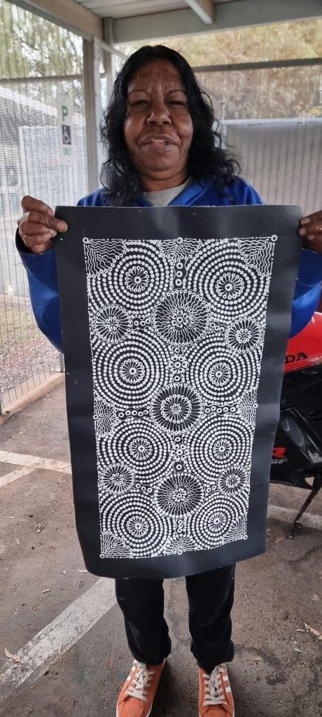 Geraldine Riley Napangardi Aboriginal Art