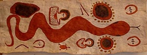 Aboriginal Bark Painting