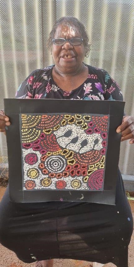 Nellie Marks Nakamarra Aboriginal Art