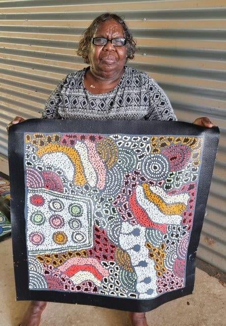 Nellie Marks Nakamarra Aboriginal Art