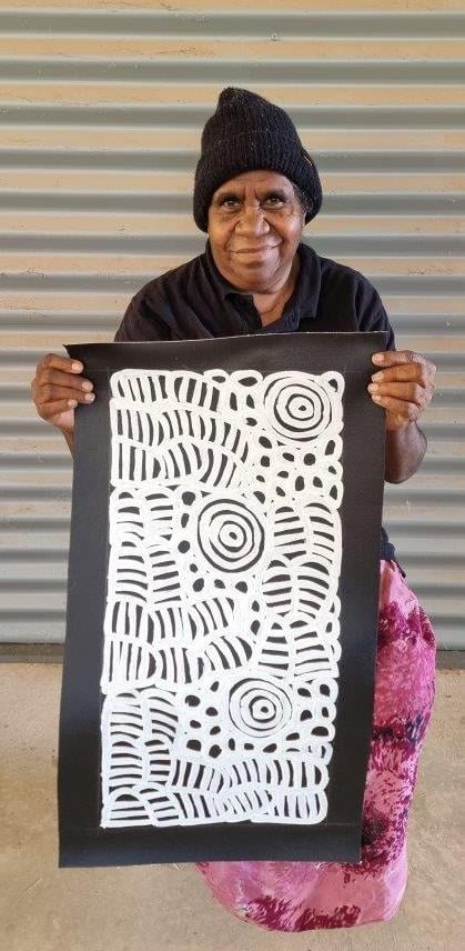 Dora Mbitjana Aboriginal Art
