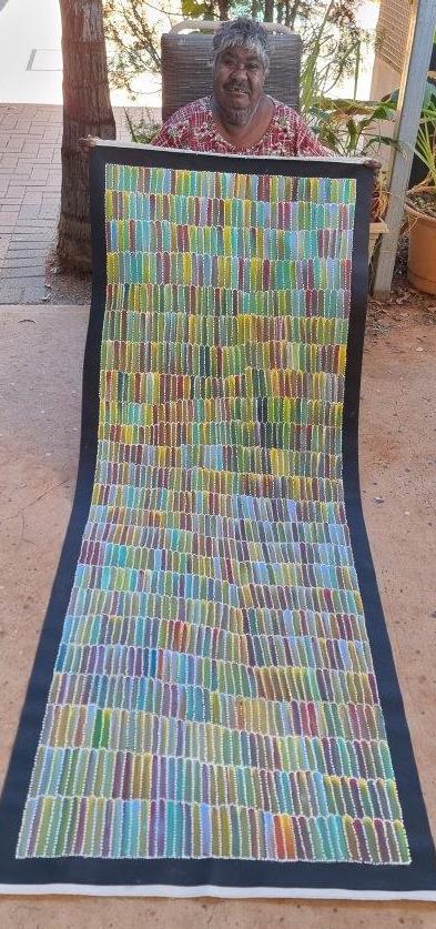 Jeannie Mills Pwerle Aboriginal Art