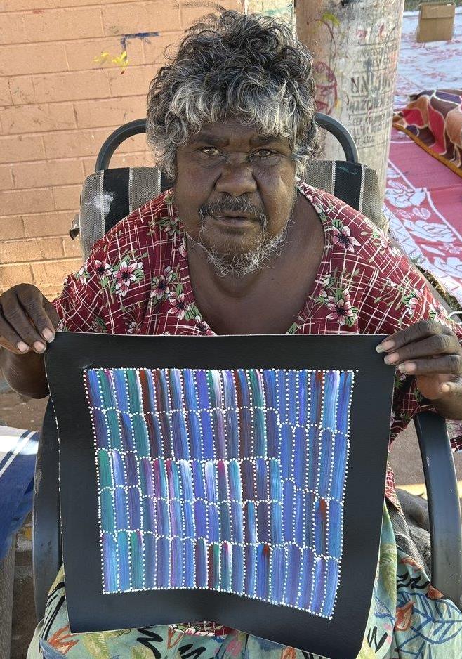 Jeannie Mills Pwerle Aboriginal Art