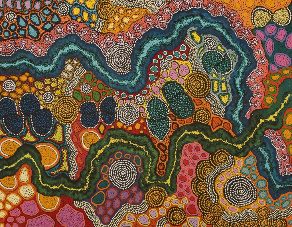 Damien and Yilpi Marks Aboriginal Art