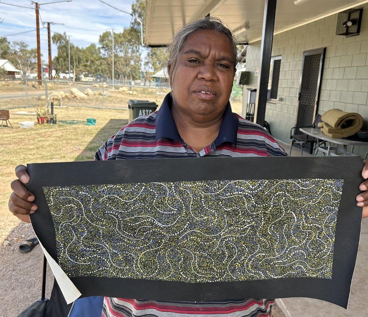 Annie Nelson Napangardi Aboriginal Art