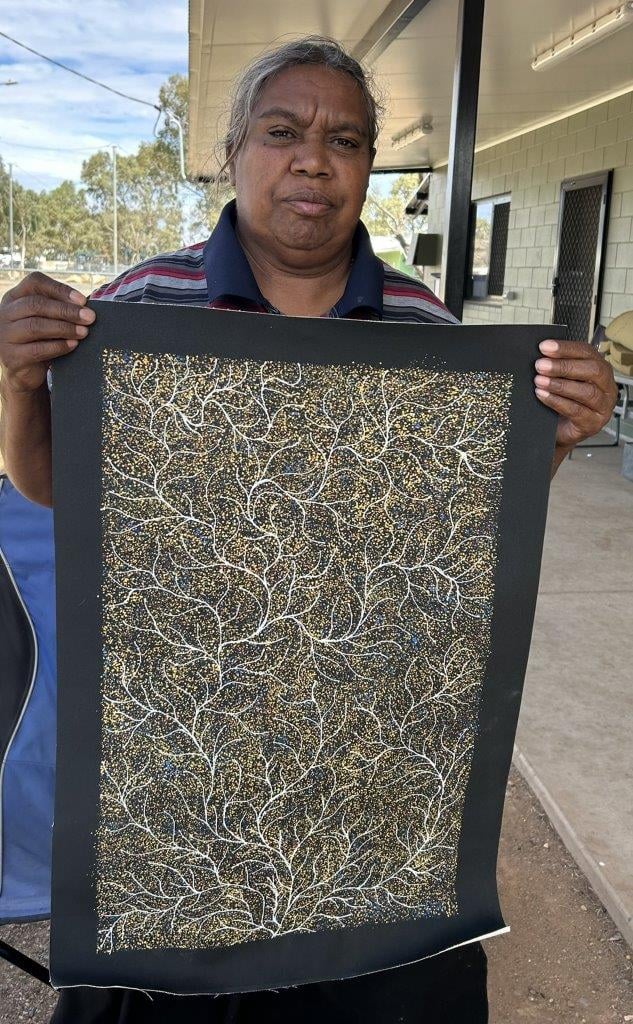 Annie Nelson Napangardi Aboriginal Art