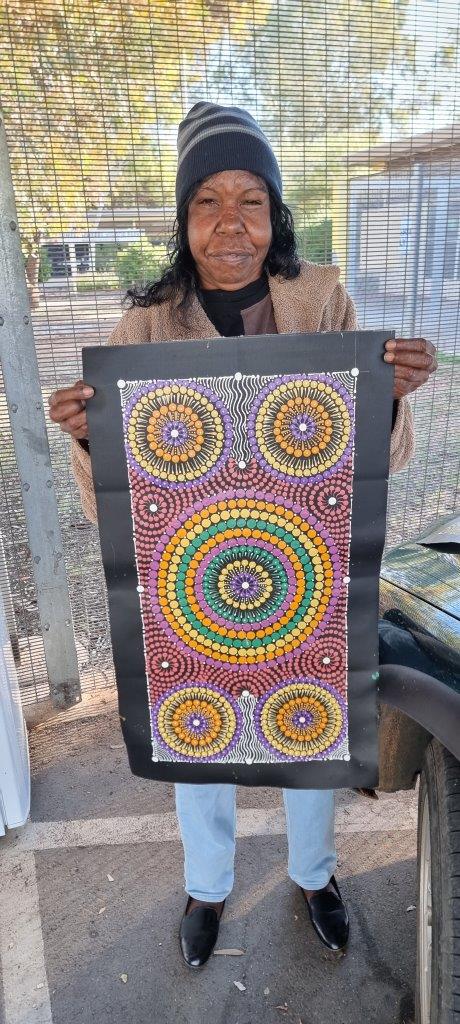 Geraldine Riley Napangardi Aboriginal Art