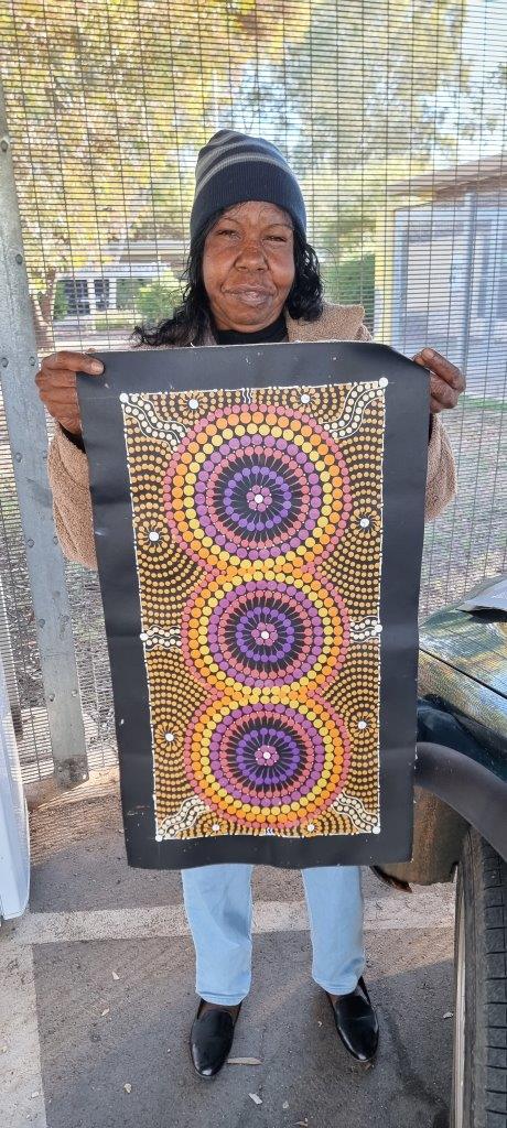 Geraldine Riley Napangardi Aboriginal Art