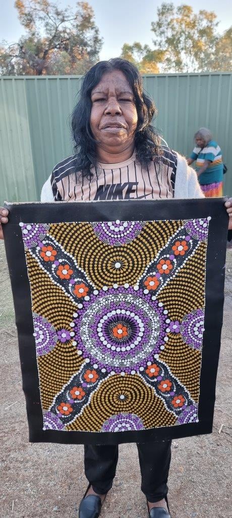 Geraldine Riley Napangardi Aboriginal Art