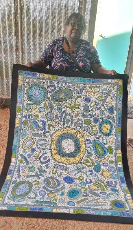 Nellie Marks Nakamarra Aboriginal Art