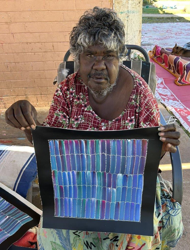 Jeannie Mills Pwerle Aboriginal Art