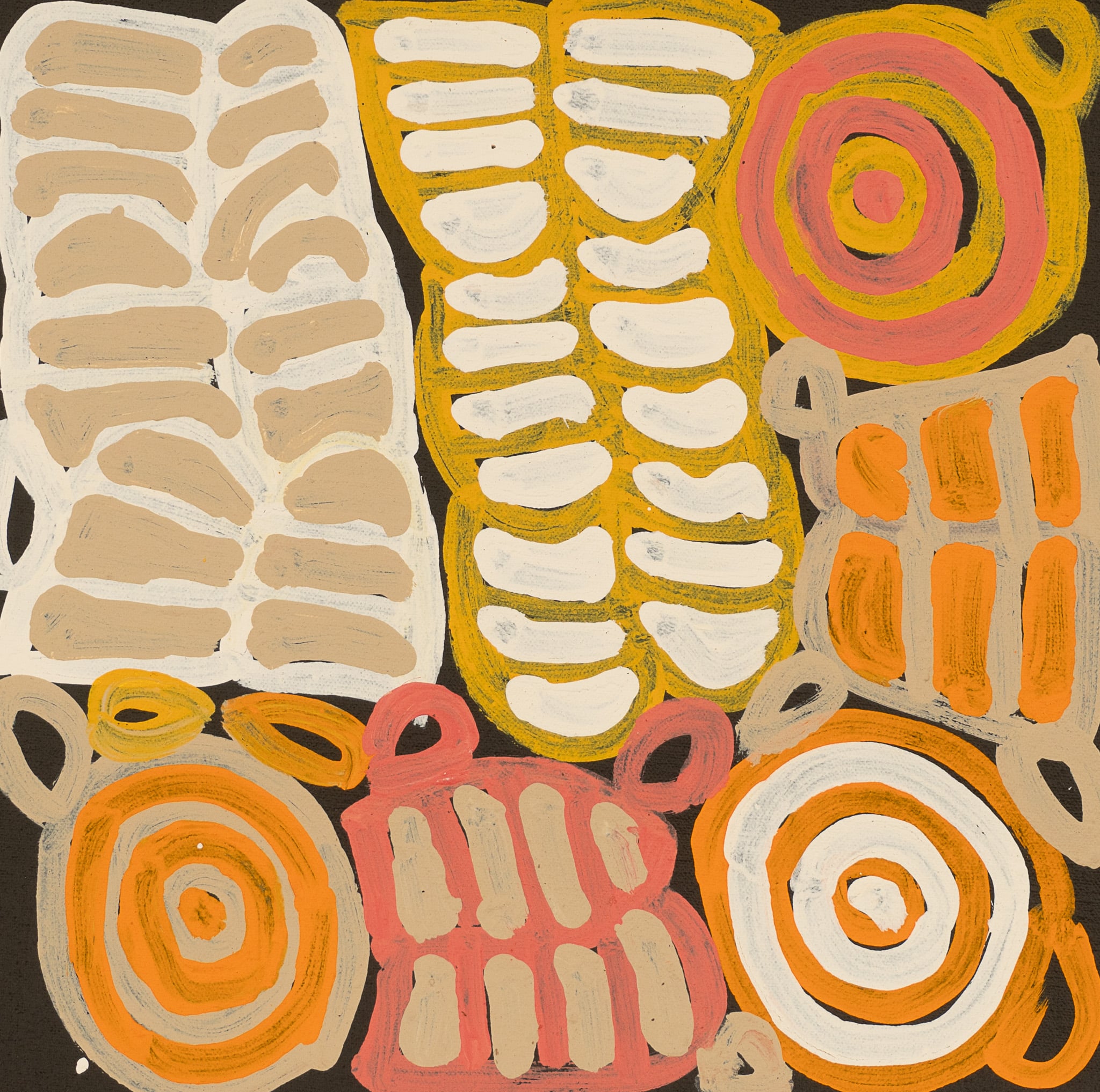 Dora Mbitjana Aboriginal Art