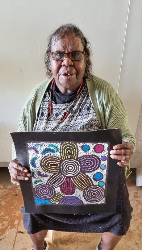 Nellie Marks Nakamarra Aboriginal Art