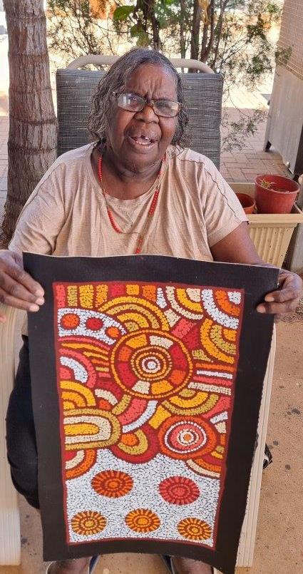 Nellie Marks Nakamarra Aboriginal Art