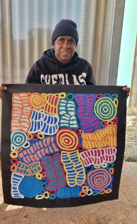 Dora Mbitjana Aboriginal Art