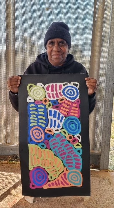 Dora Mbitjana Aboriginal Art