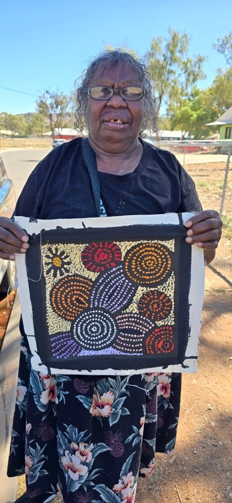 Nellie Marks Nakamarra Aboriginal Art