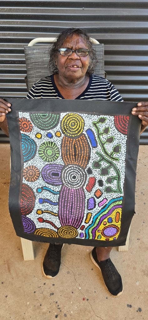 Nellie Marks Nakamarra Aboriginal Art