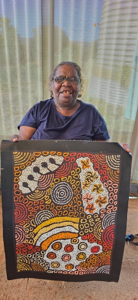 Nellie Marks Nakamarra Aboriginal Art