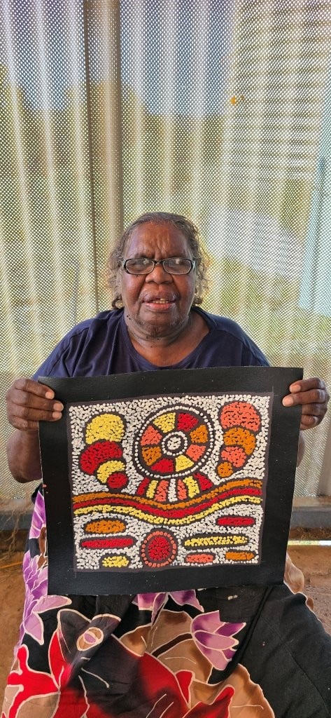 Nellie Marks Nakamarra Aboriginal Art