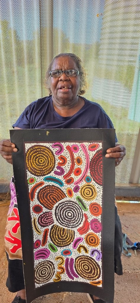 Nellie Marks Nakamarra Aboriginal Art