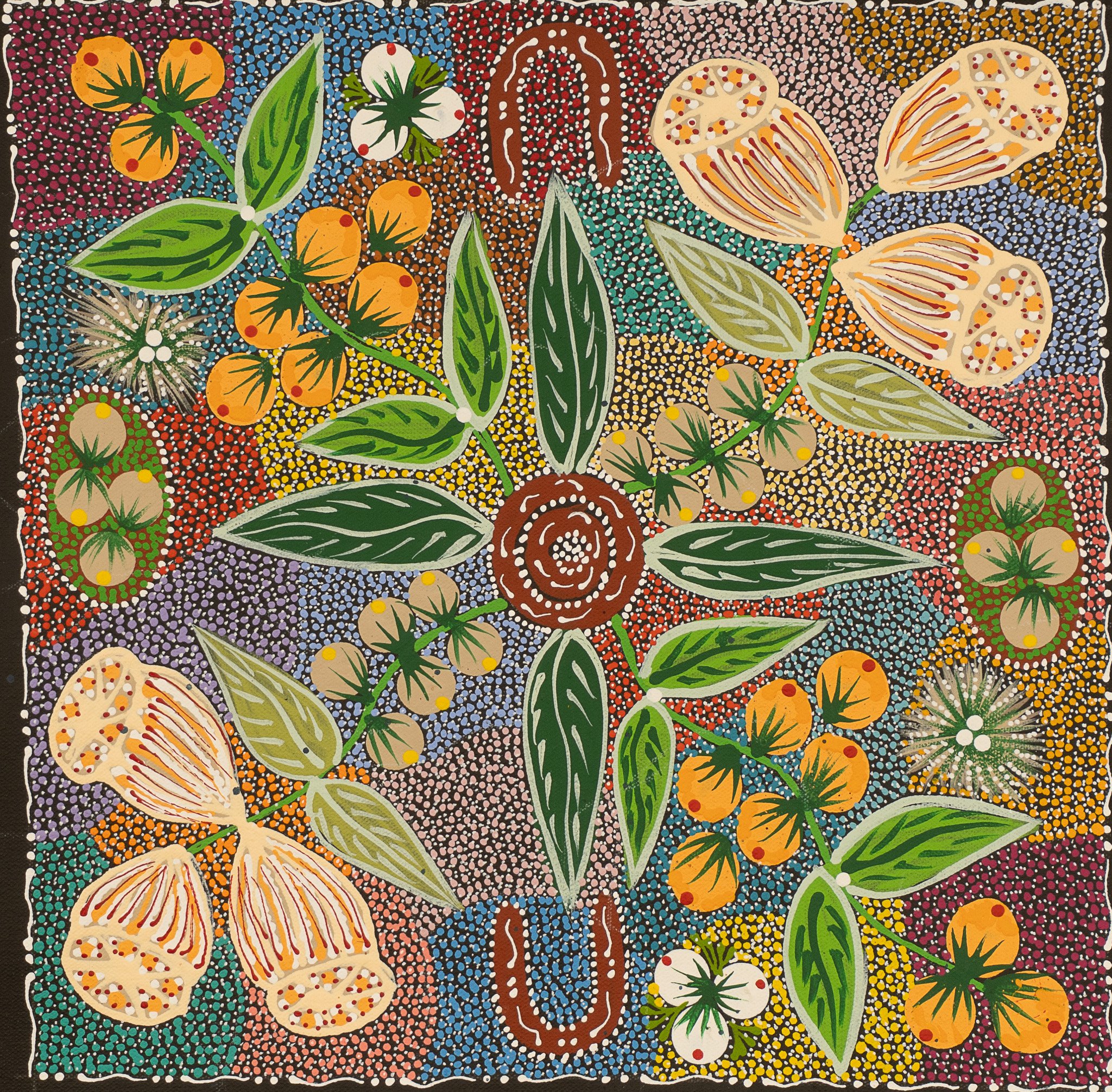 オーストラリアのアボリジナルアート「Bush Tucker