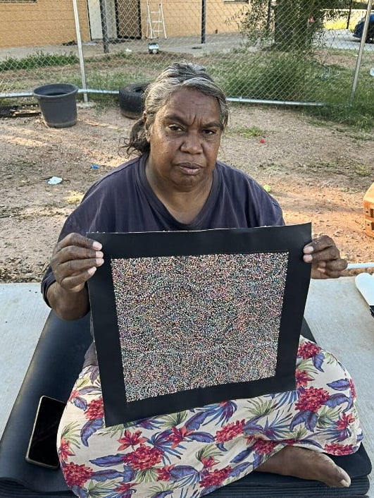 Annie Nelson Napangardi Aboriginal Art