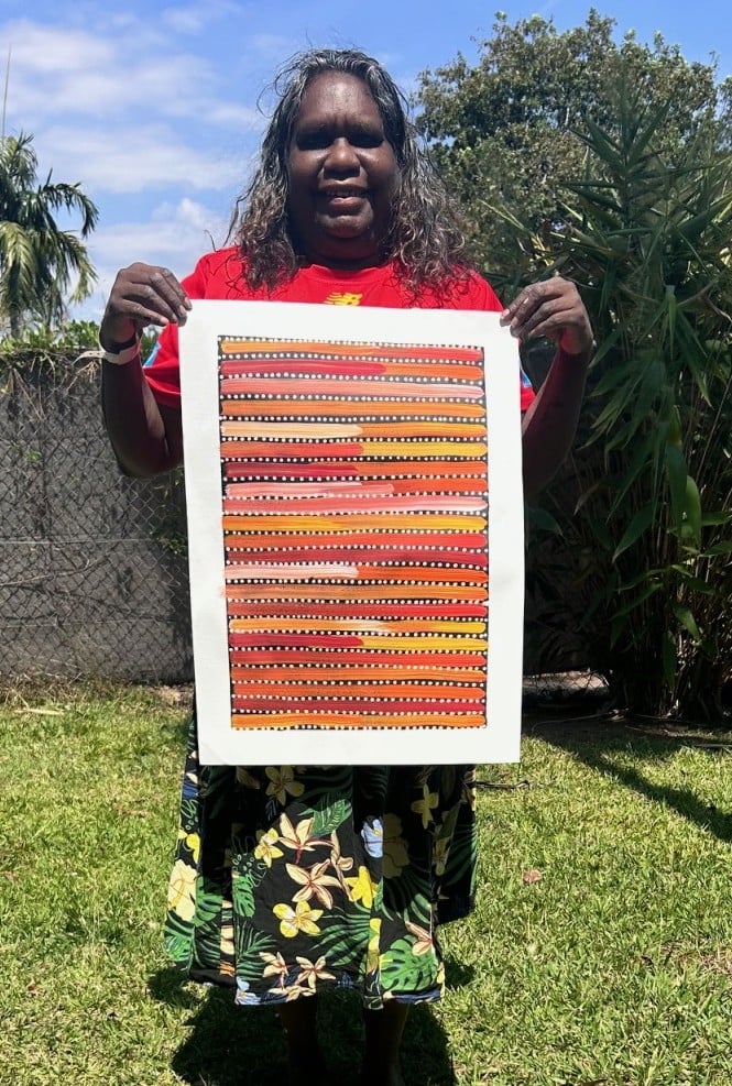 Louise Numina Napananka Aboriginal Art