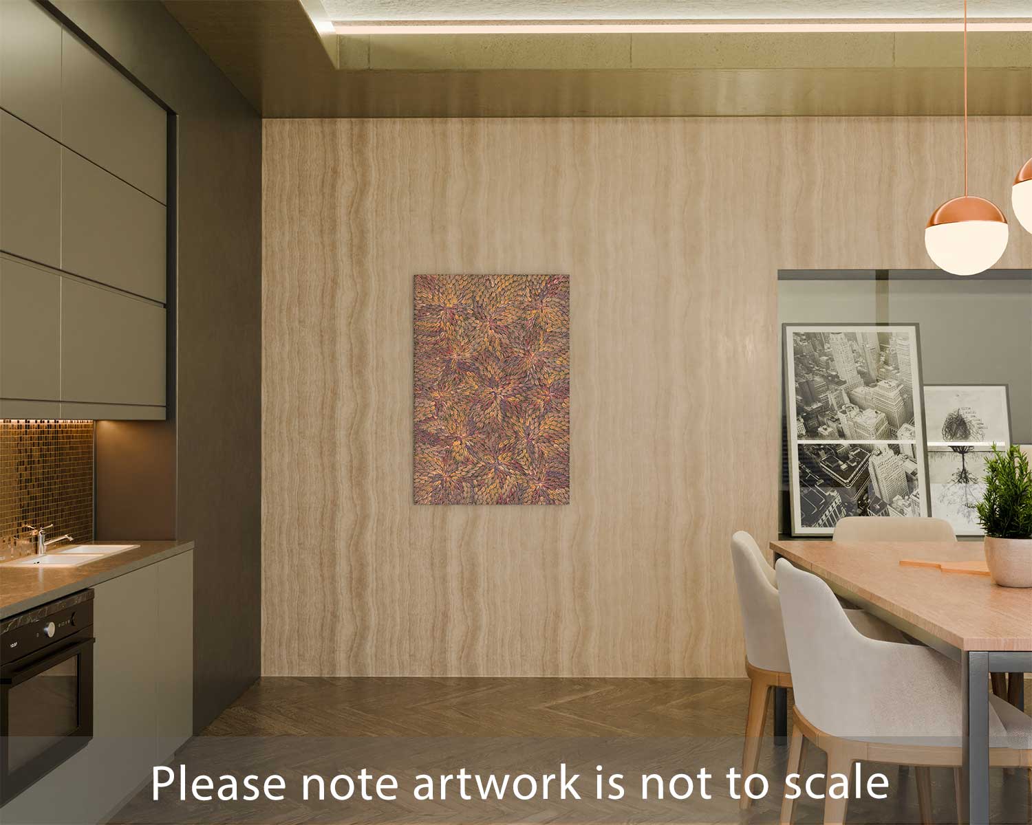 Aboriginal Art in Kitchen