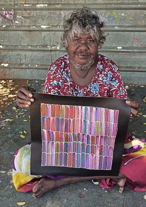 Jeannie Mills Pwerle Aboriginal Art