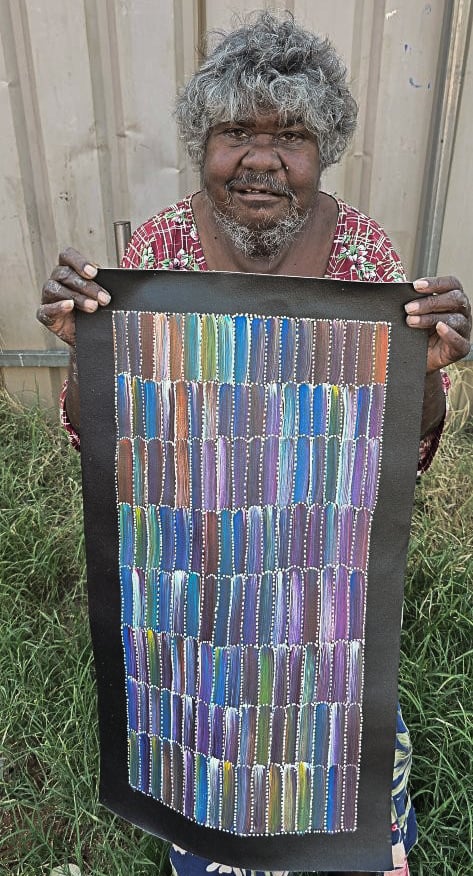 Jeannie Mills Pwerle Aboriginal Art