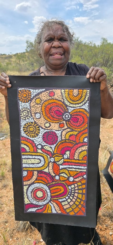 Nellie Marks Nakamarra Aboriginal Art