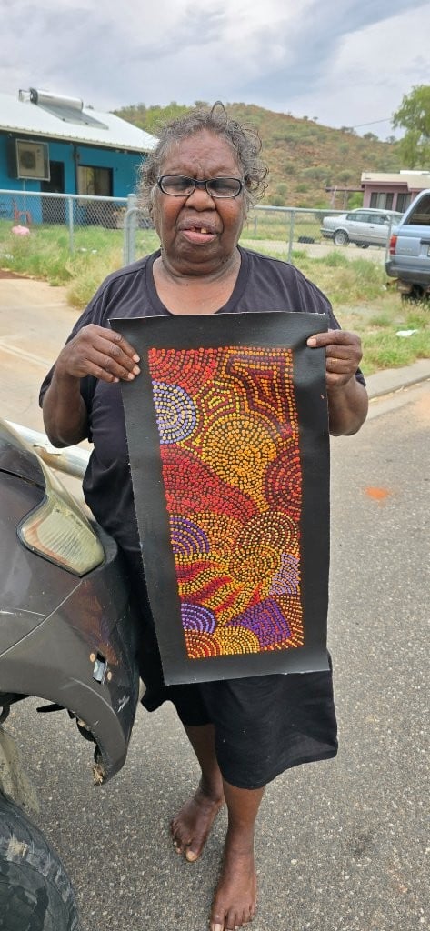 Nellie Marks Nakamarra Aboriginal Art