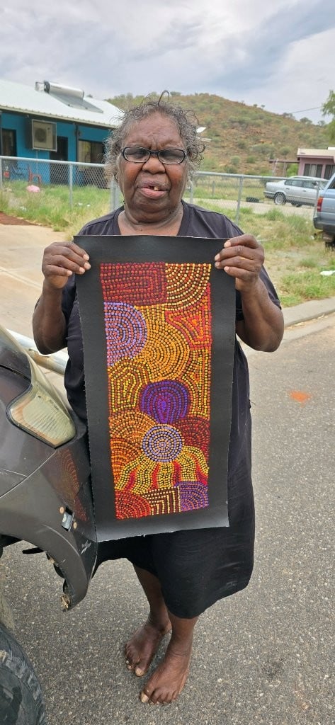 Nellie Marks Nakamarra Aboriginal Art