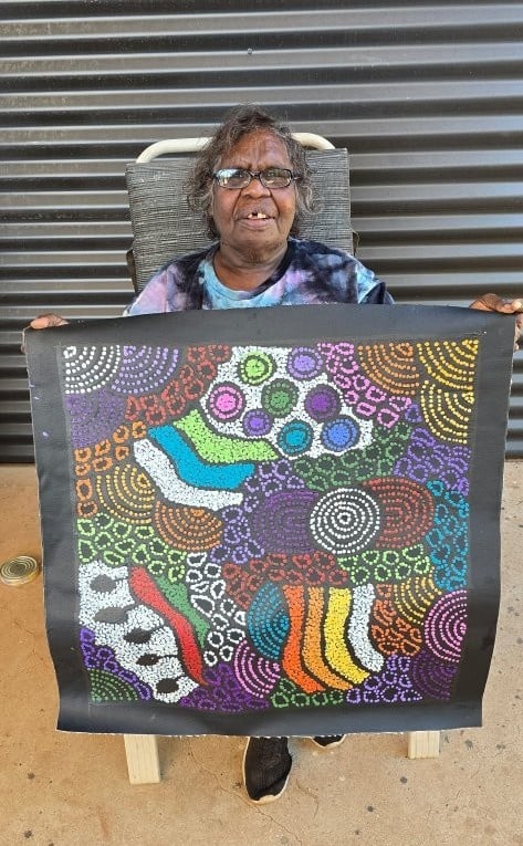Nellie Marks Nakamarra Aboriginal Art