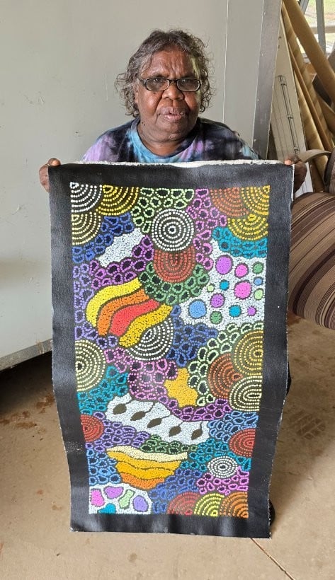 Nellie Marks Nakamarra Aboriginal Art