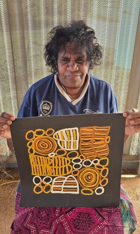 Dora Mbitjana Aboriginal Art