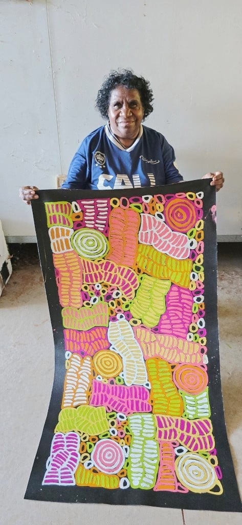 Dora Mbitjana Aboriginal Art
